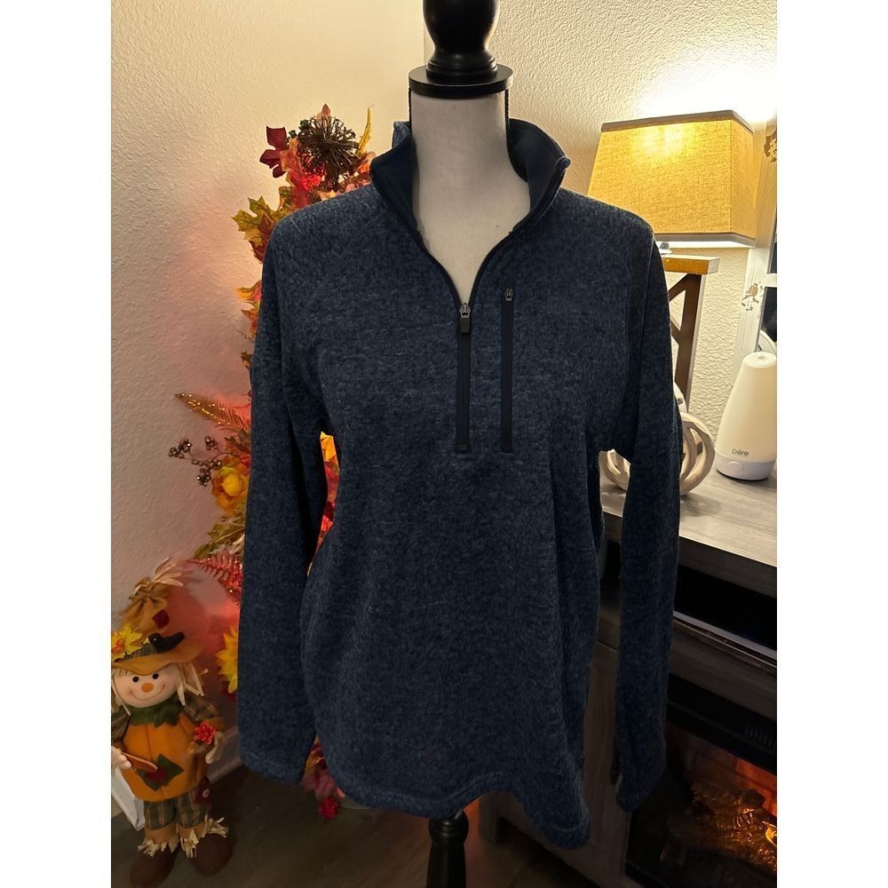 Eddie Bauer sweater half zip‎ size M